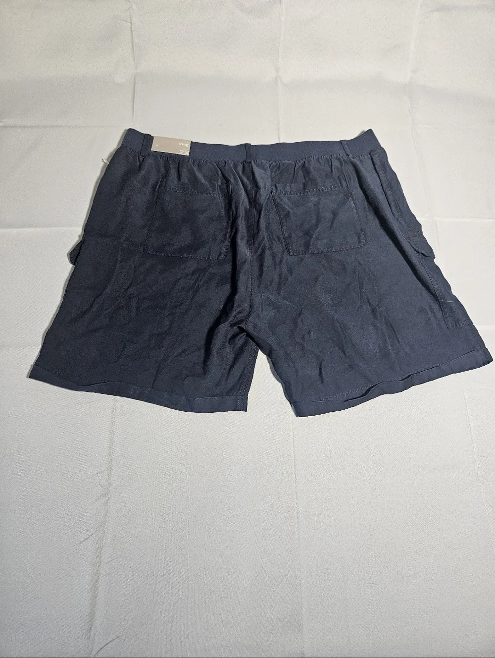 Soft Surroundings Casual Cargo Shorts Womens 2X Plus High Rise 41x7 Cuff Zip Up